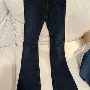 J Brand low rise flare jeans size 28